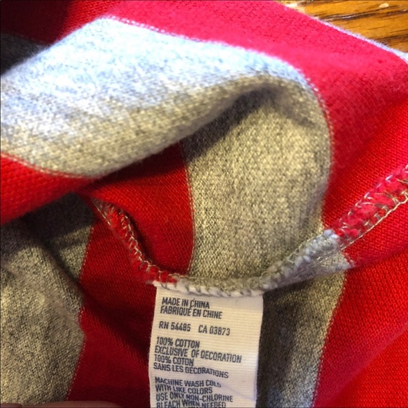 Mens gray and red American Eagle polo size M - Picture 5 of 7